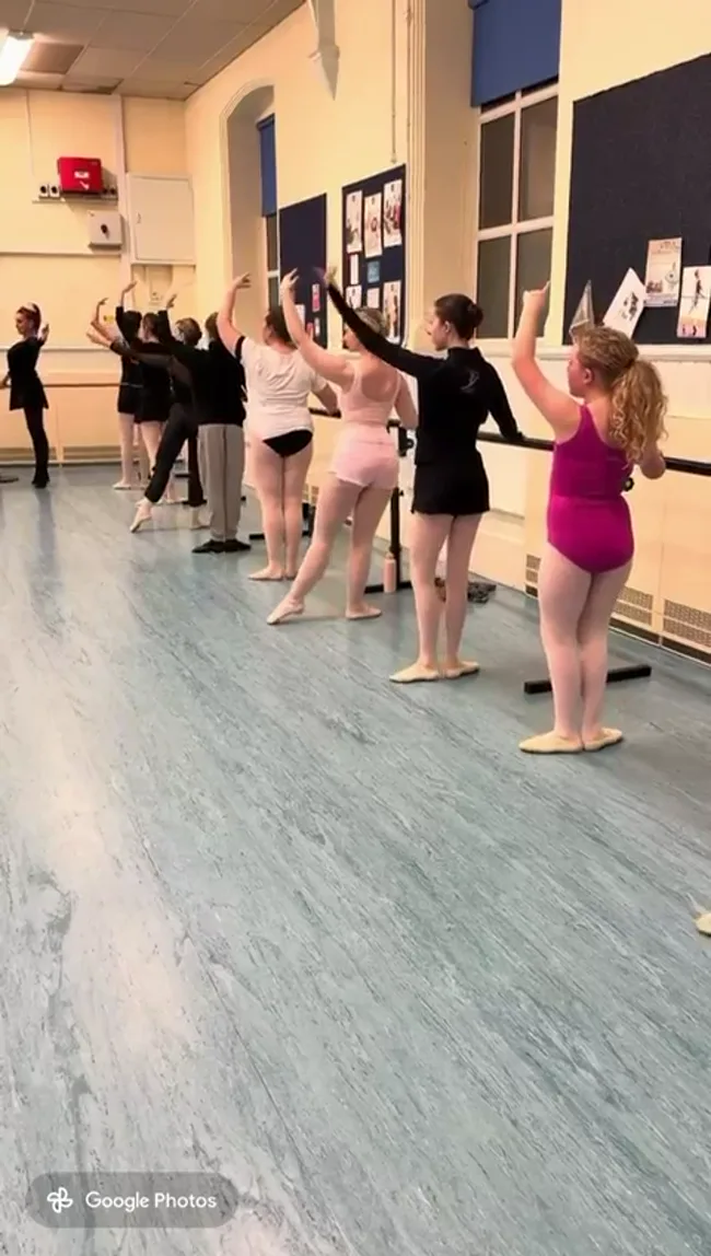 An Example of an Adult Ballet Class