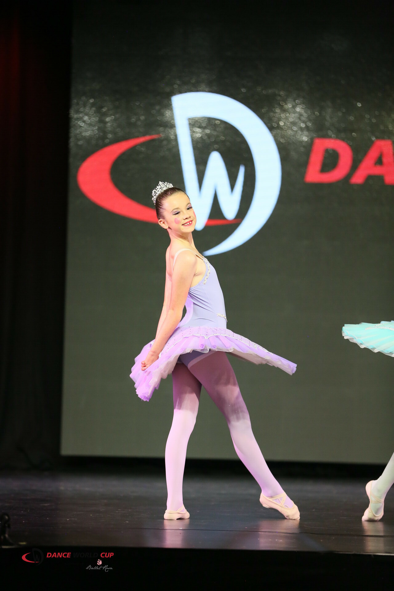 Young dancers on stage