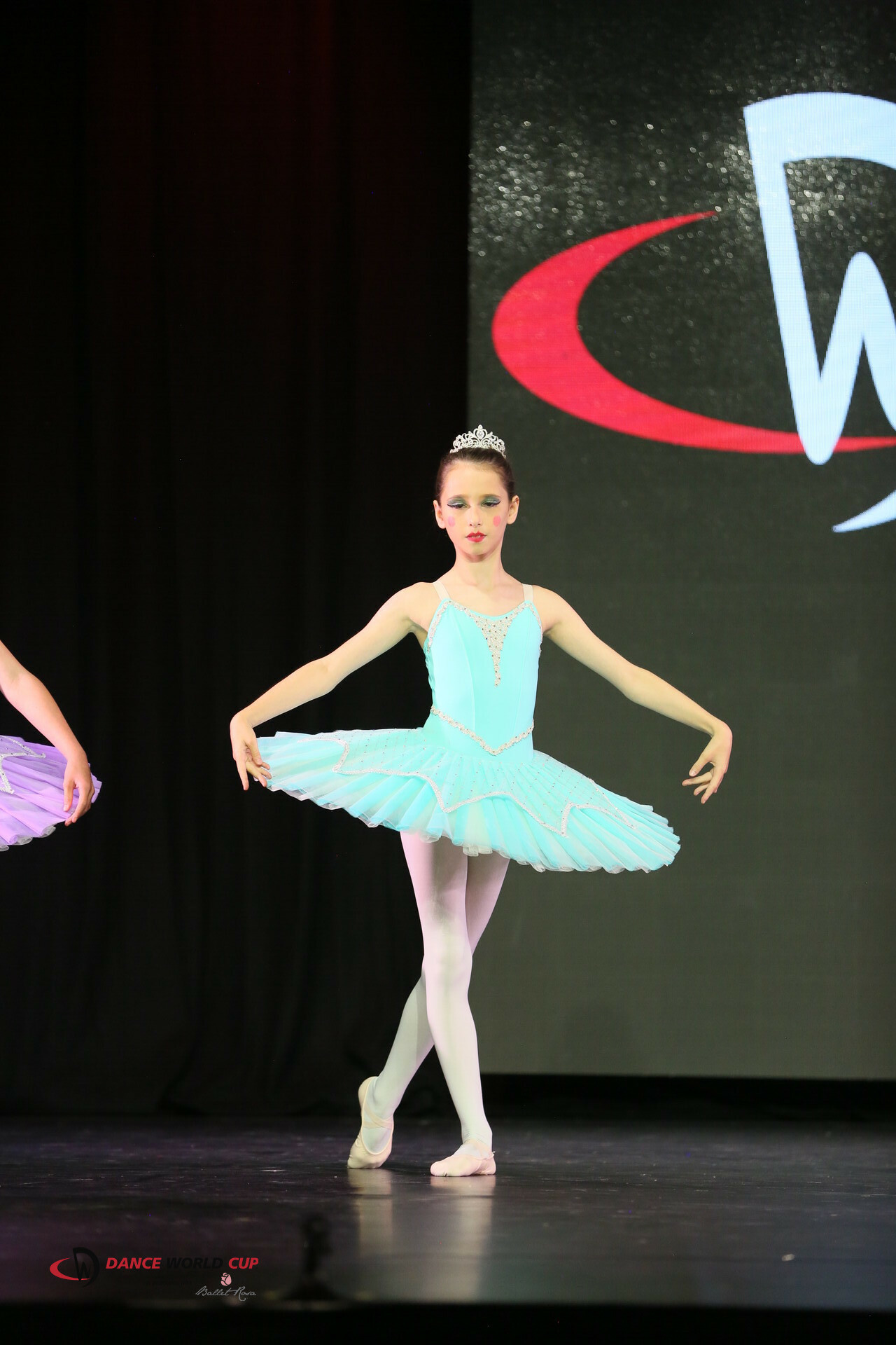 Ballet performer on stage