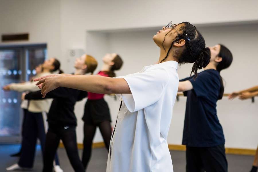 Rambert Grades training at Ballet Academy Cymru