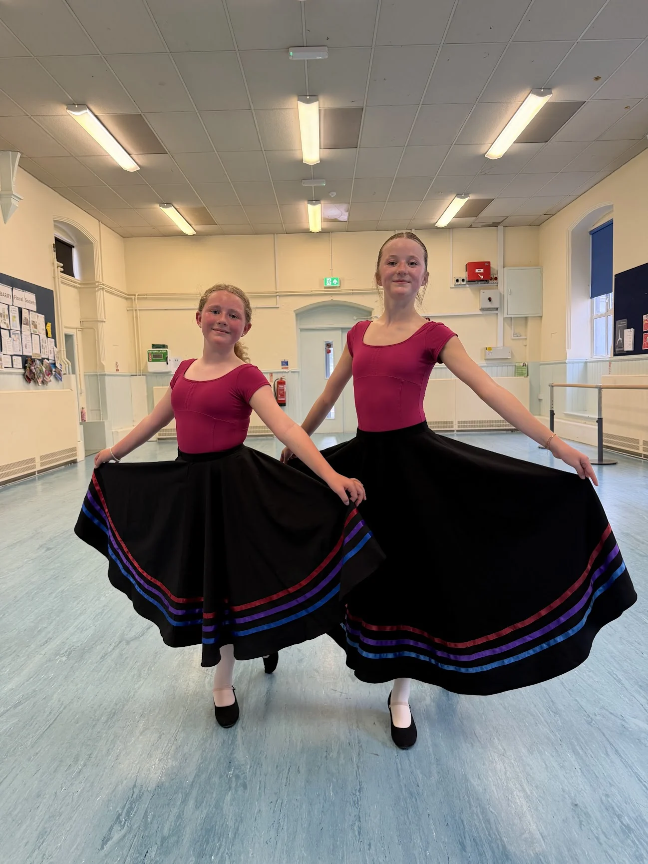 Our dancers proudly presenting their performance work