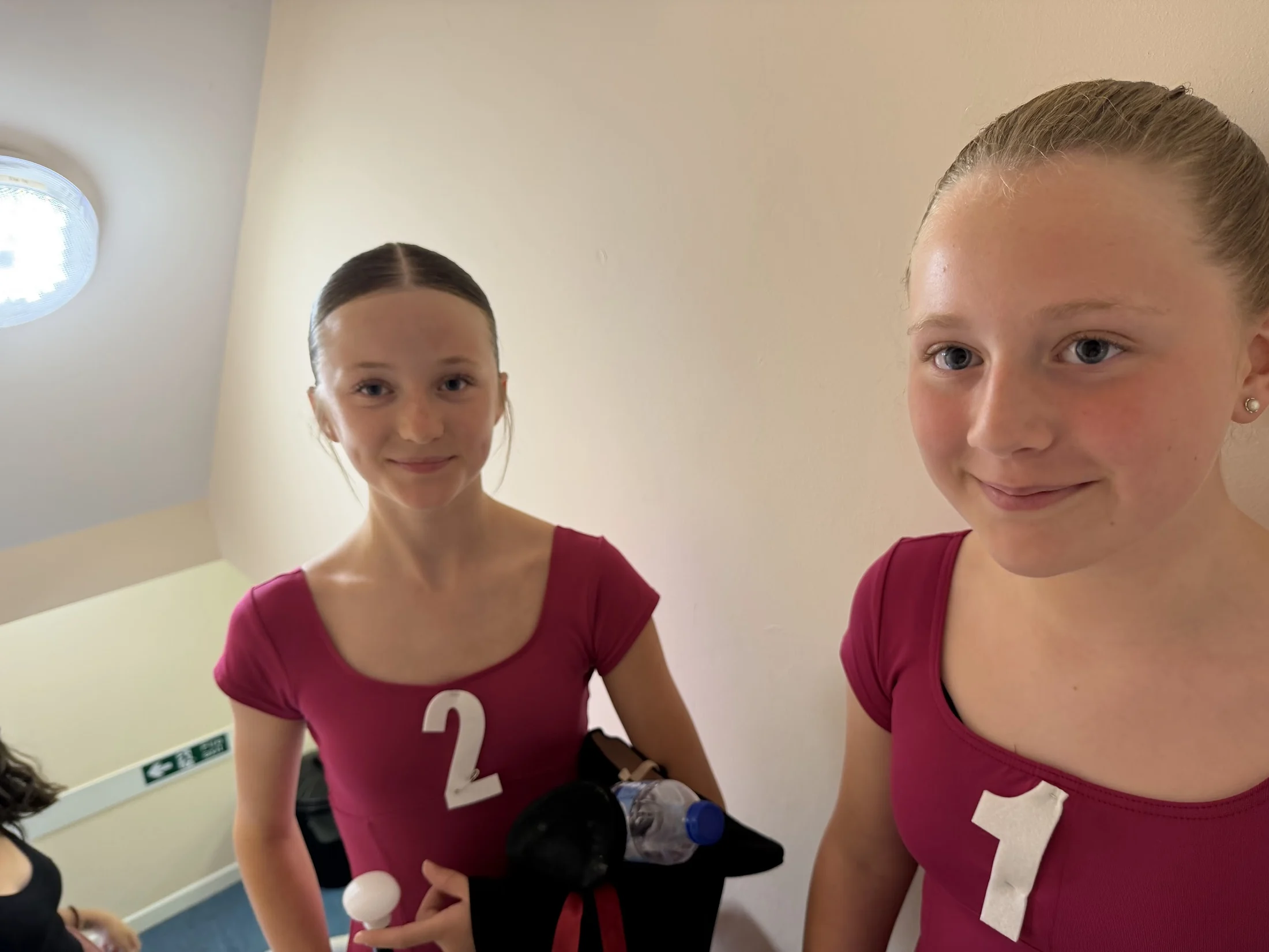 Young dancers celebrating their achievements